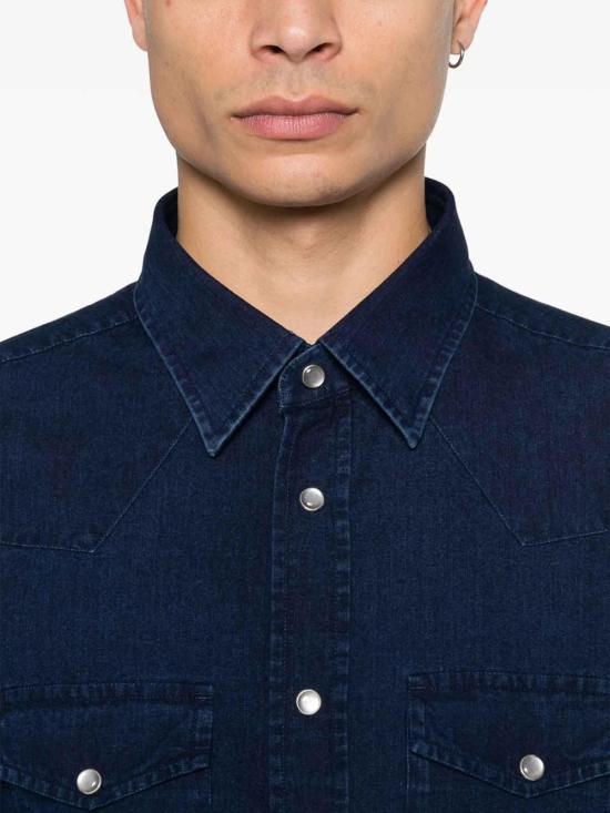 26SS 톰포드 긴팔 셔츠 FMC289HDS001UCC Blue - TOMFORD