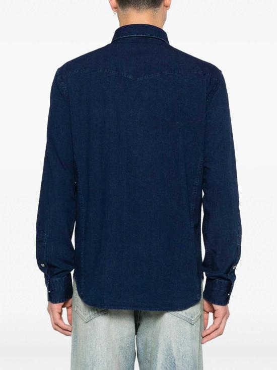 26SS 톰포드 긴팔 셔츠 FMC289HDS001UCC Blue - TOMFORD