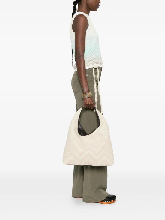 26SS 미소니 토트백 MI10060S055 Beige - MISSONI