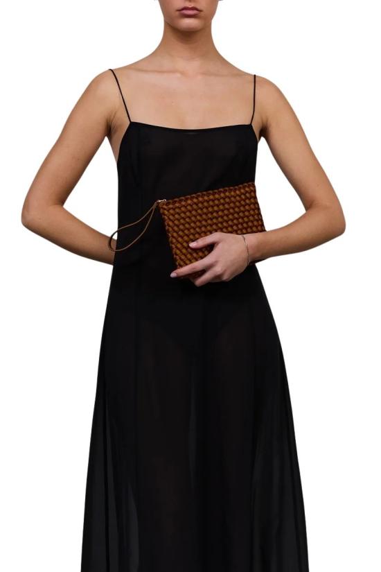 26SS 마레아 클러치/파우치 MRR21879063 063 AFFOGATO SATIN - MARREA