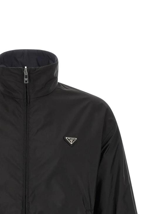 26SS 프라다 리나일론 보머 자켓 SGD131SOOO1WQ9F0D9M Black - PRADA