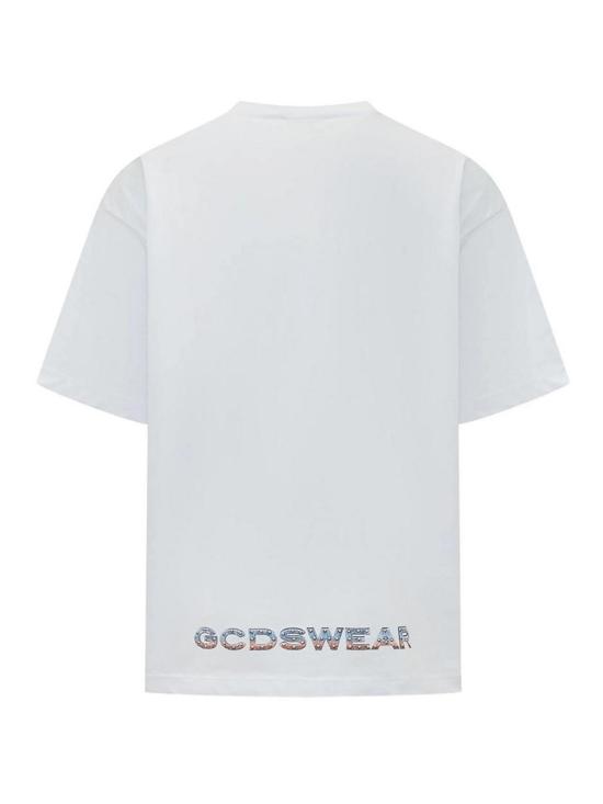 26SS 지씨디에스 반팔 티셔츠 C1MWQC061J079 White - GCDS