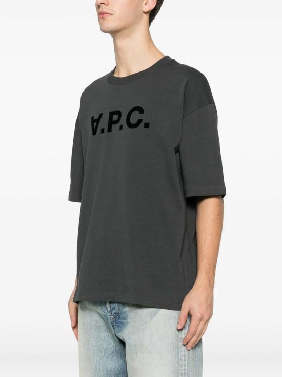 26SS 아페쎄 오버사이즈 그랜드 VPC 티셔츠 COHLRM26385LZA Grey - A.P.C.