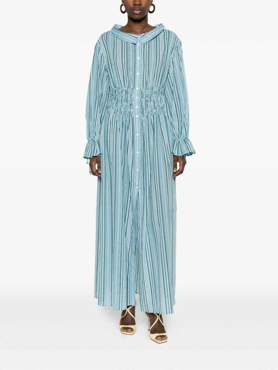 26SS 핑코 롱 원피스 106599A36EES6 Blue - PINKO