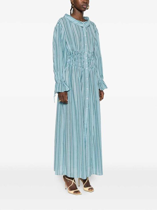 26SS 핑코 롱 원피스 106599A36EES6 Blue - PINKO