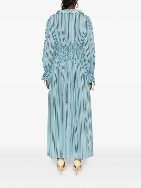 26SS 핑코 롱 원피스 106599A36EES6 Blue - PINKO