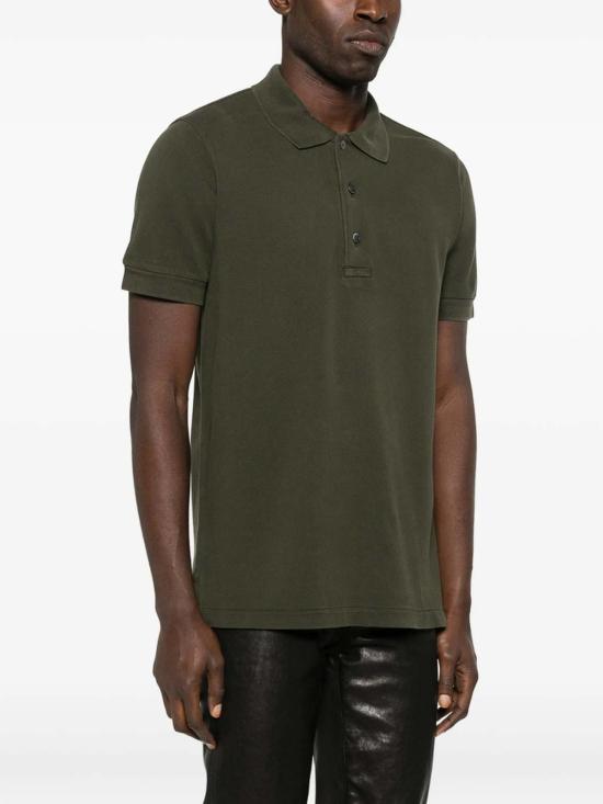26SS 톰포드 폴로 티셔츠 JMT013JPS011GAL Green - TOMFORD