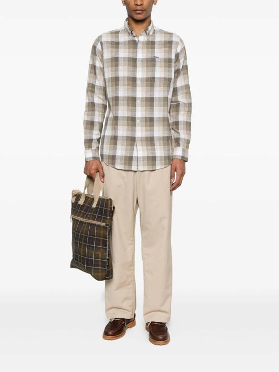 26SS 바버 셔츠 MSH5450ST51 Beige - BARBOUR