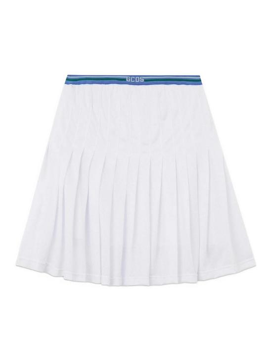 26SS 지씨디에스 미디 스커트 C1WEQM231J003 White