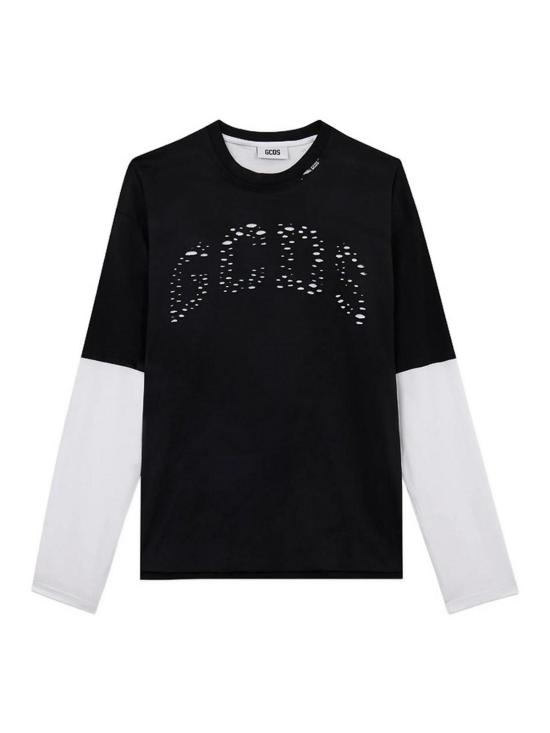 26SS 지씨디에스 긴팔 티셔츠 C1MBQC077J080 Black
