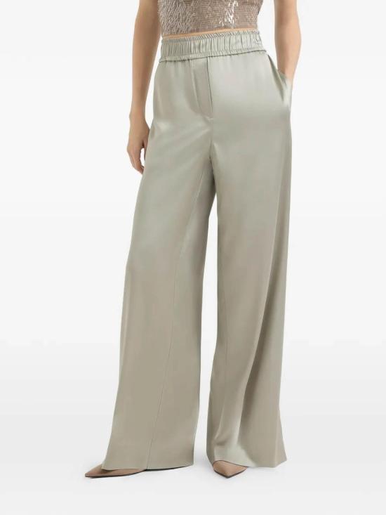 26SS 브루넬로 쿠치넬리 스트레이트 스트레이트 팬츠 M0C59P8942C9125 Green - BRUNELLO CUCINELLI