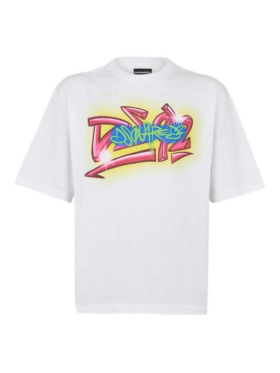 26SS 디스퀘어드2 반팔 티셔츠 D20033S71GD1652100 White