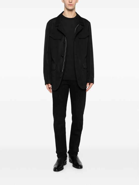 26FW 톰포드 반팔 티셔츠 JMT012JCS004NAA Black - TOMFORD