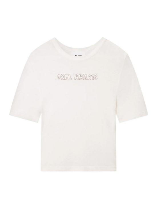 26SS 악셀 아리가토 반팔 티셔츠 A3826002ARIGATOWHITE White