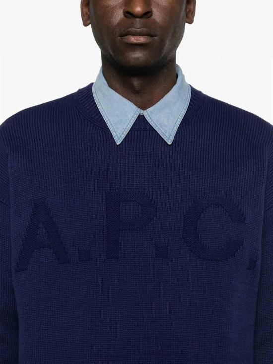 26SS 아페쎄 스웨터 COGTXH23485IAH Blue - A.P.C.