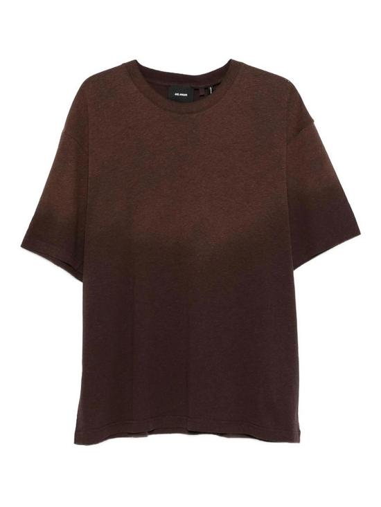 26SS 악셀 아리가토 반팔 티셔츠 A3861001BUBBLEDKBRO Brown