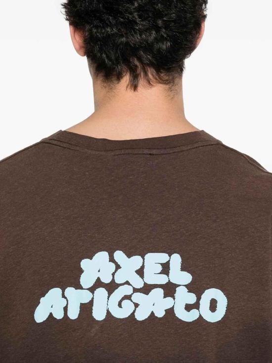 26SS 악셀 아리가토 반팔 티셔츠 A3861001BUBBLEDKBRO Brown - AXEL ARIGATO