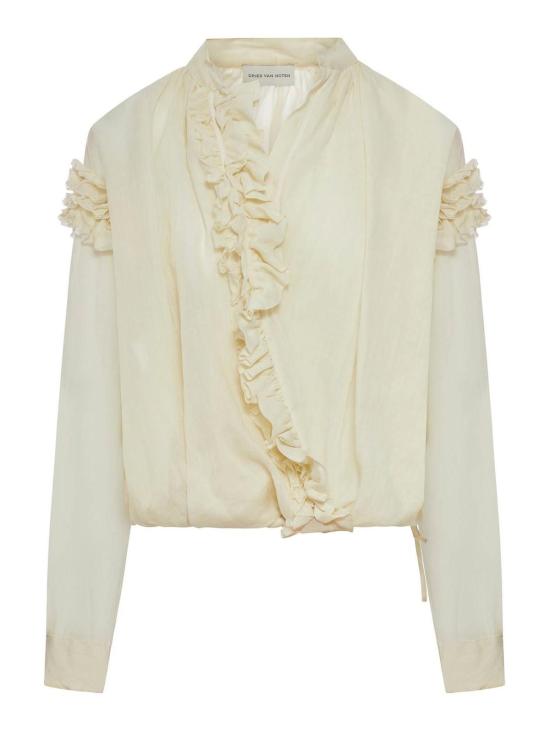 26SS 드리스 반 노튼 블라우스 2610107453112000 White