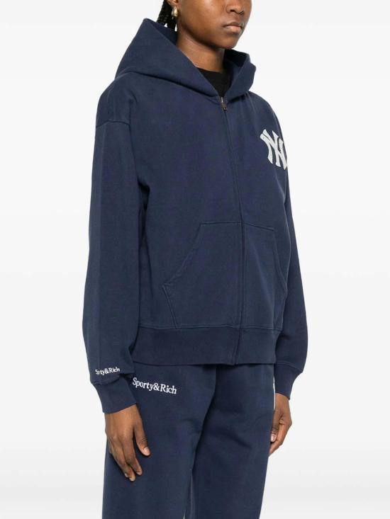 26SS 스포티앤리치 스웨터 ST088610300BLDKNAV Blue - SPORTY & RICH