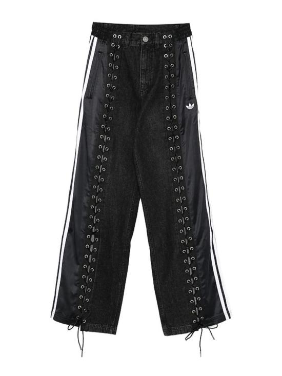 26SS 아디다스 파이어버드 데님 레이싱 트랙 팬츠 KS3878 Black