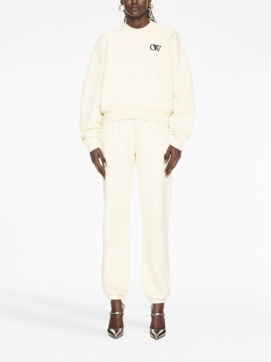  오프화이트 스웨터 OWBA075F23JER0066110 Cream - OFF WHITE