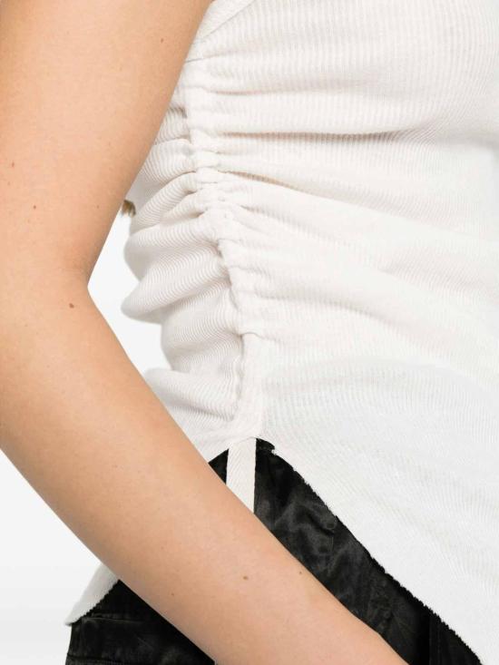 26SS 앤 드뮐미스터 민소매 티셔츠 B0011982FA659003 White - ANN DEMEULEMEESTER