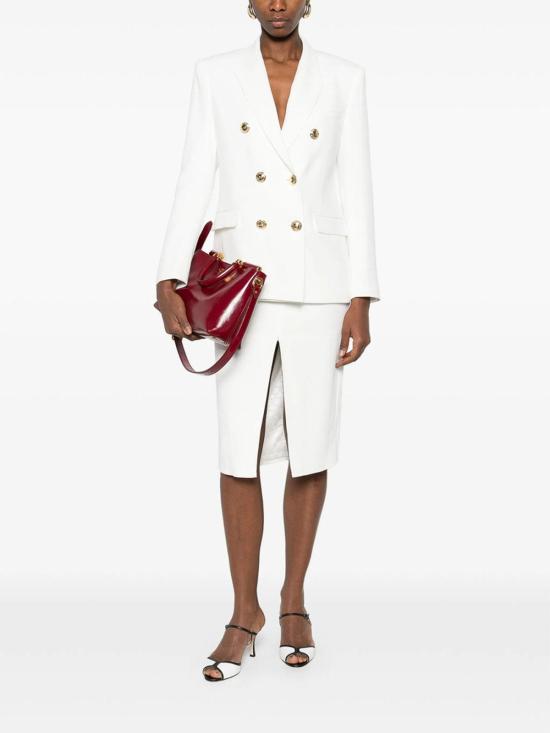 26SS 엘리자베타프랜치 미디 스커트 GO17361E2360 White - ELISABETTA FRANCHI