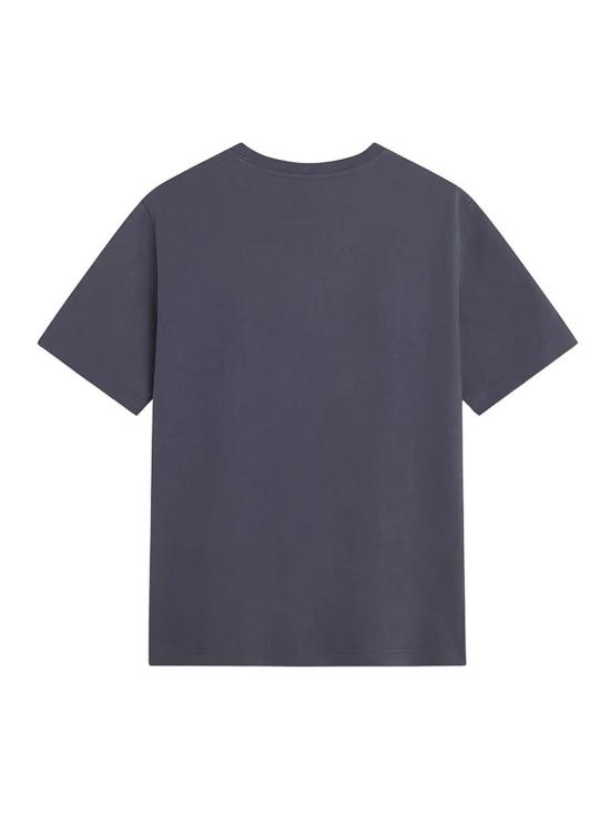 26SS 메종키츠네 드레스드 폭스 컴포트 티셔츠 QM00101KJ7025SBLUE Grey - MAISON KITSUNE