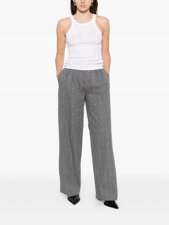 26SS 핑코 스트레이트 팬츠 106239A324K05 Grey - PINKO