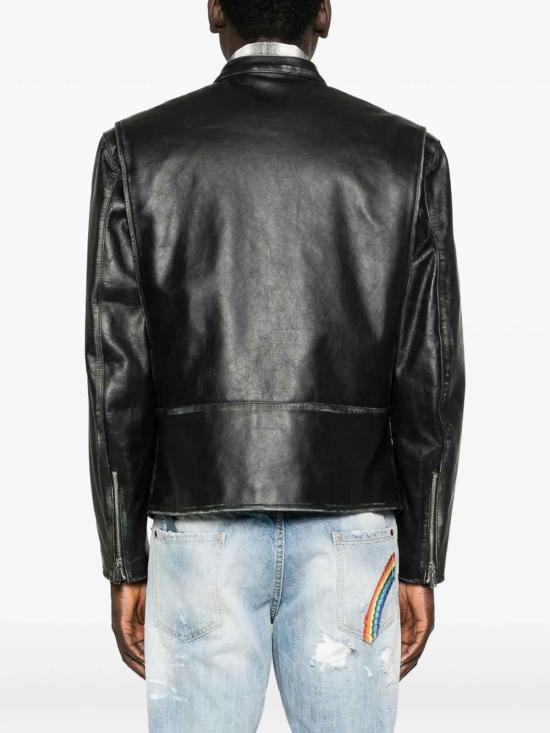 26SS 디스퀘어드2 가죽 자켓 D07042S74AM1671900 Black - DSQUARED2