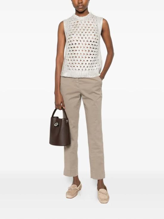 26SS 페세리코 민소매 티셔츠 A98206F03S09309S02 White - PESERICO