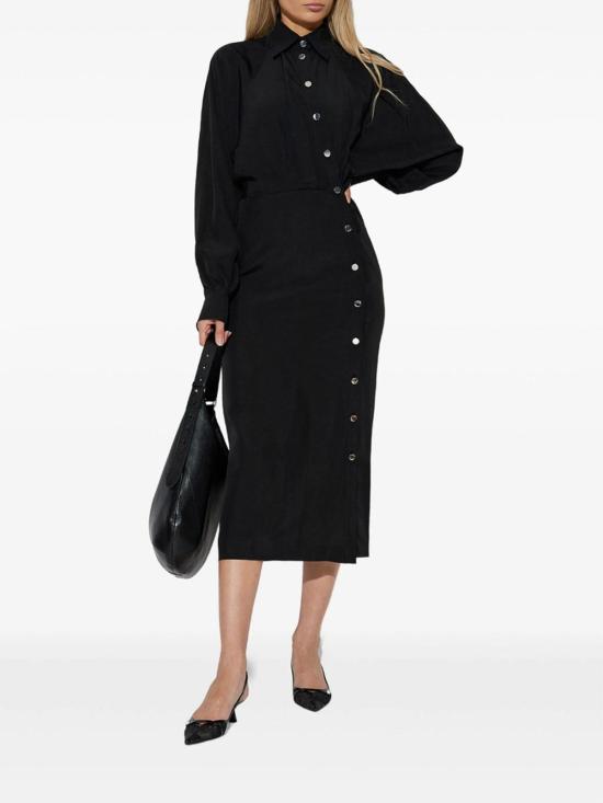 25FW 스포트막스 미디 원피스 MARANTA014003 Black - SPORTMAX