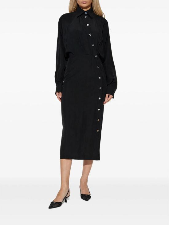 25FW 스포트막스 미디 원피스 MARANTA014003 Black - SPORTMAX