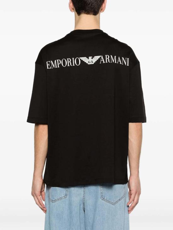 26SS 엠포리오 아르마니 반팔 티셔츠 AF24470EM005737UC001 Black - EMPORIO ARMANI
