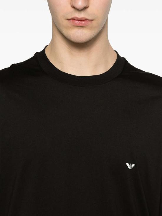 26SS 엠포리오 아르마니 반팔 티셔츠 AF24470EM005737UC001 Black - EMPORIO ARMANI