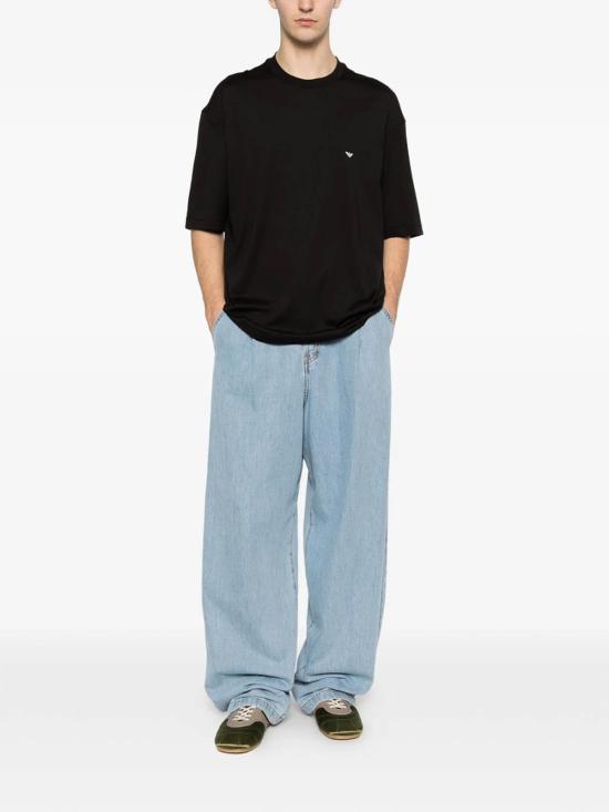 26SS 엠포리오 아르마니 반팔 티셔츠 AF24470EM005737UC001 Black - EMPORIO ARMANI
