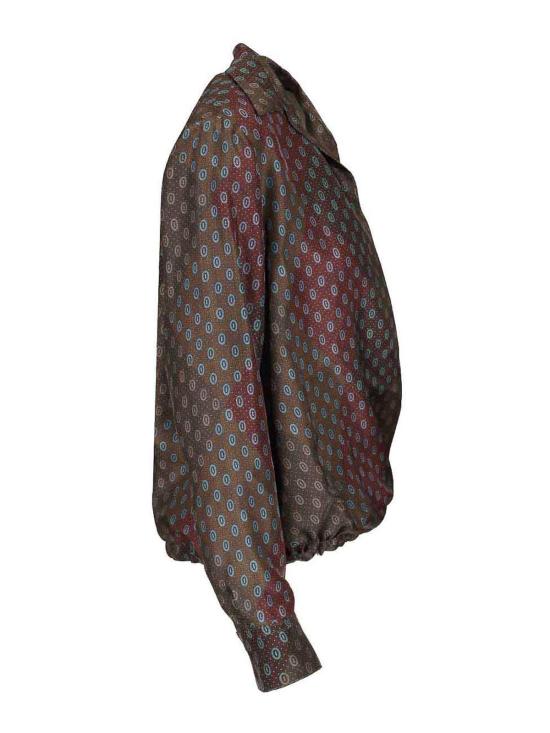 25FW 드리스 반 노튼 블라우스 2520107022127350 Dark Red - DRIES VAN NOTEN