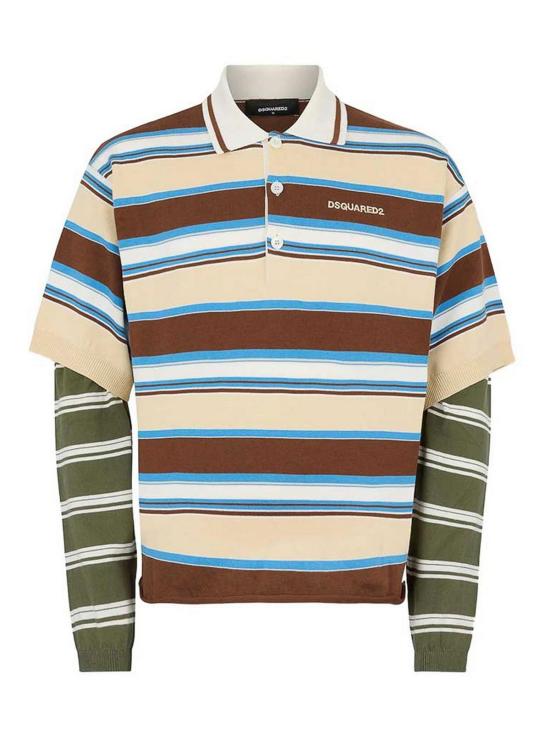 26SS 디스퀘어드2 폴로 티셔츠 D13190S74HA1595962 Beige