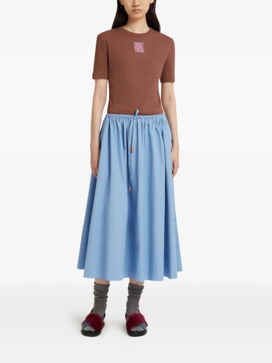 26SS 마르니 미디 스커트 UTC223GOMA0825S000B31 Blue - MARNI