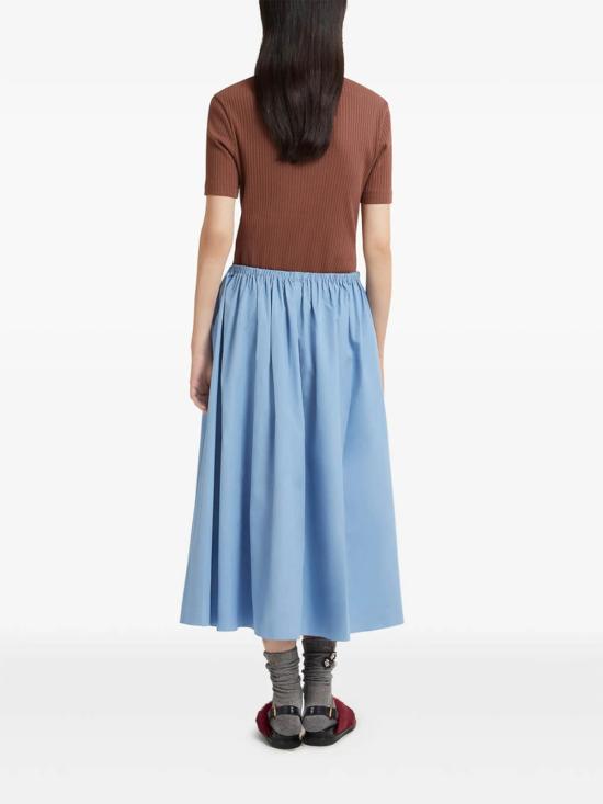26SS 마르니 미디 스커트 UTC223GOMA0825S000B31 Blue - MARNI