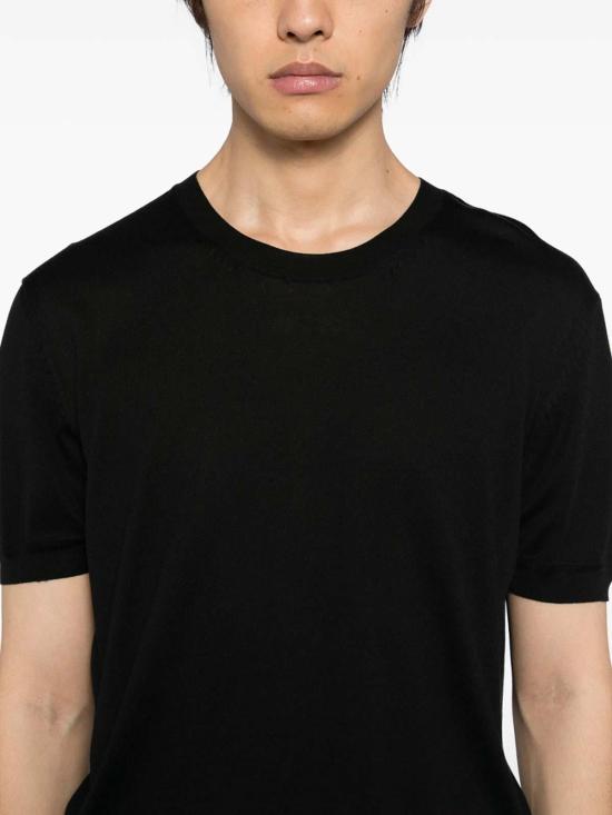 26SS 톰포드 반팔 티셔츠 YMC040KCS026NAA Black - TOMFORD