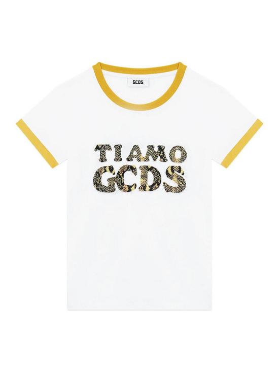 26SS 지씨디에스 반팔 티셔츠 C1WBQC096J079 White