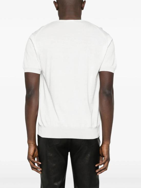 26SS 톰포드 반팔 티셔츠 YMC040KCS026WAB White - TOMFORD