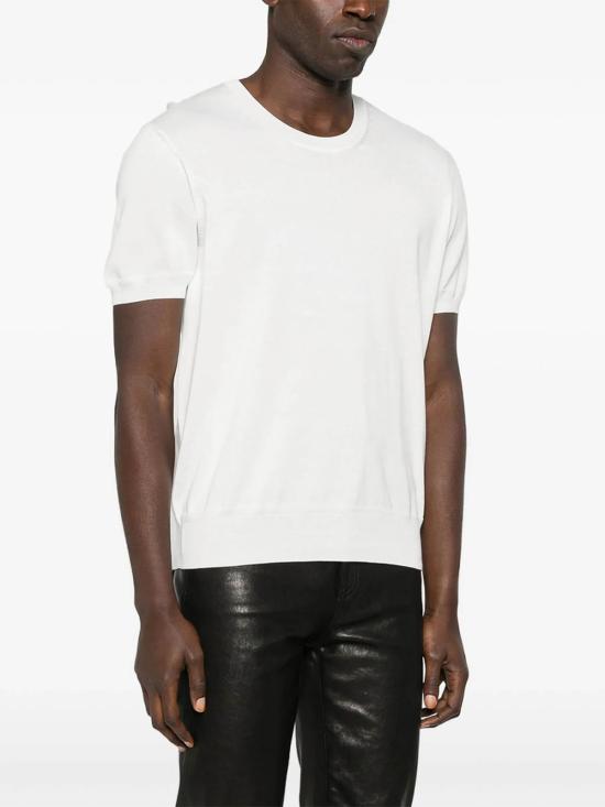 26SS 톰포드 반팔 티셔츠 YMC040KCS026WAB White - TOMFORD