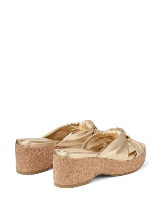 26SS 지미추 샌들 AVENUEWEDGE50MNAGOLD Gold - JIMMY CHOO