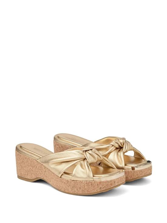 26SS 지미추 샌들 AVENUEWEDGE50MNAGOLD Gold - JIMMY CHOO