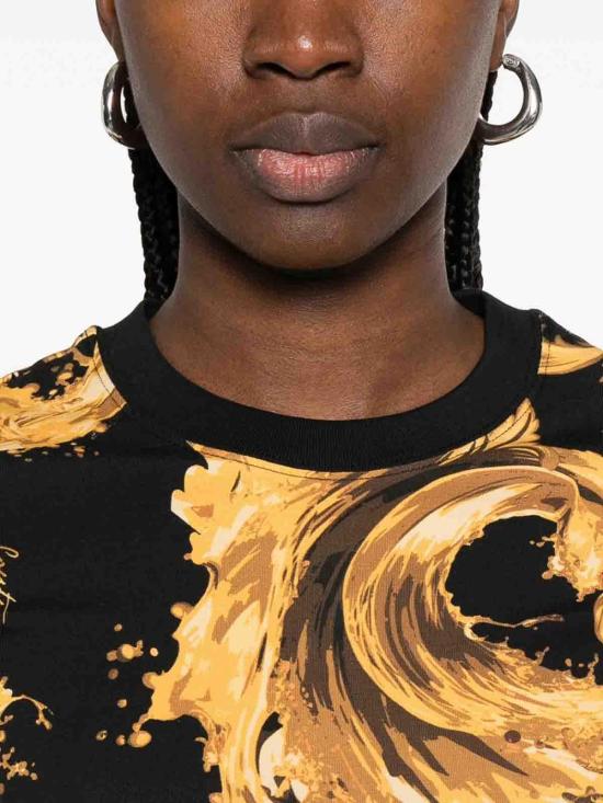 26SS 베르사체 반팔 티셔츠 80HAH608JS553G89 Black - VERSACE