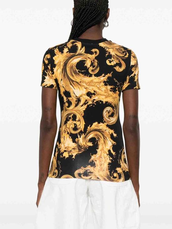 26SS 베르사체 반팔 티셔츠 80HAH608JS553G89 Black - VERSACE