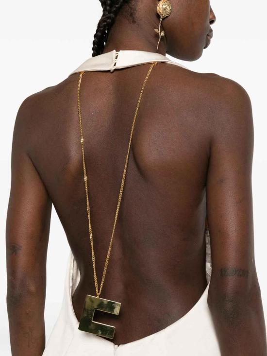 26SS 엘리자베타프랜치 미디 스커트 AB87162E2193 White - ELISABETTA FRANCHI