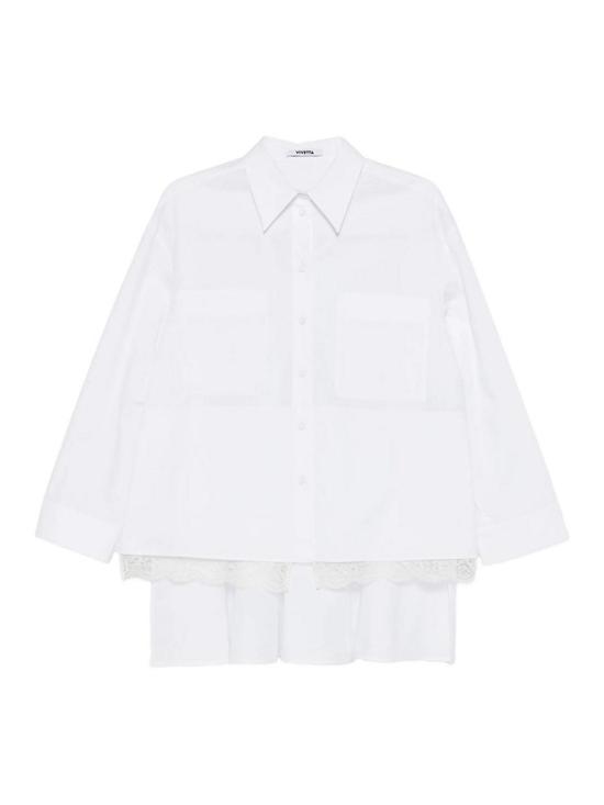 26SS 비베타 셔츠 VM1CM0131TE0921001 White